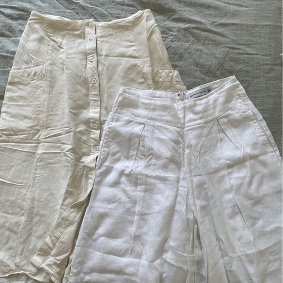Linen Bundle: Rails Skirt, Faithfull the Brand trousers - Picture 1 of 3